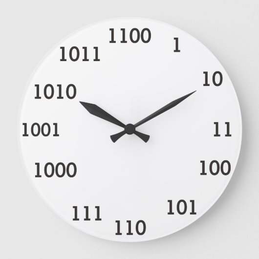 Binary Clock Grote Klok (Voorkant)