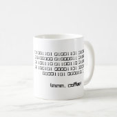 Binary Coffee Mug - Mmm, Café (Devant droit)
