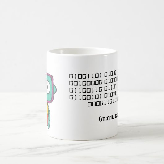 Binary Coffee Mug - Mmm, Café (Centre)