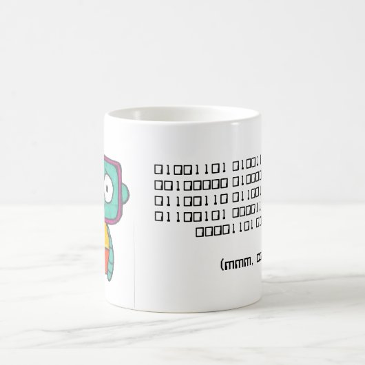 Binary Coffee Mug - Mmm, Café (Centre)