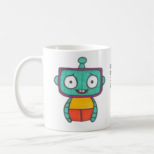 Binary Coffee Mug - Mmm, Café (Gauche)