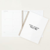 Binary Decision Yes No 2026 Minimalist Daily Plann (Devant avec enveloppe)