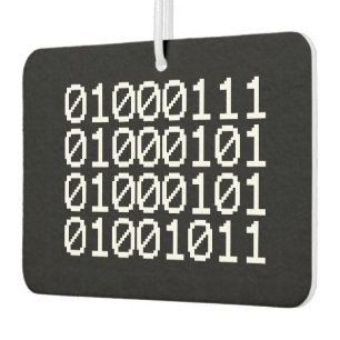BINARY GEEK AIR FRESHENER LUCHTVERFRISSER