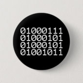 BINARY GEEK BUTTON (Voorkant)