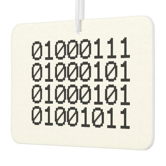 BINARY GEEK LUCHTVERFRISSER (Links)