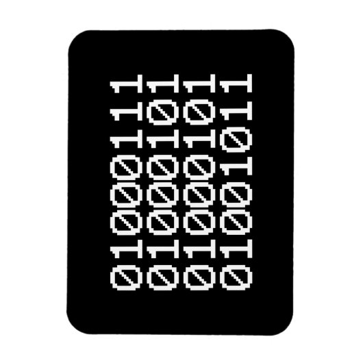 BINARY GEEK MAGNEET (Verticaal)