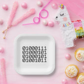 BINARY GEEK PAPIEREN BORDJE (Feest)