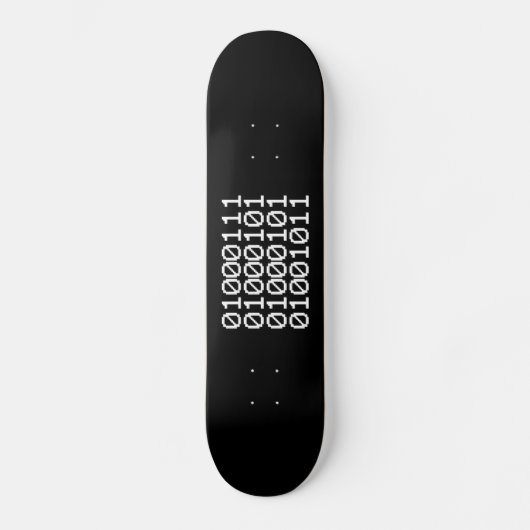 BINARY GEEK SKATEBOARD (Voorkant)