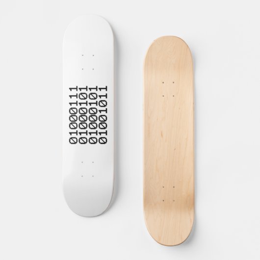 BINARY GEEK SKATEBOARD (Voorkant)