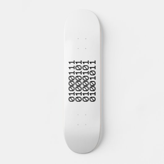 BINARY GEEK SKATEBOARD (Voorkant)