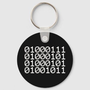 BINARY GEEK SLEUTELHANGER
