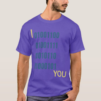 BINARY LOVE familie T-shirt