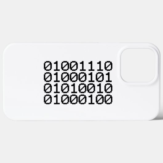 BINARY NERD Case-Mate iPhone CASE (Achterkant (horizontaal))