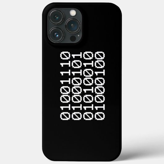 BINARY NERD Hoesje-Mate iPhone CASE (Achterkant)