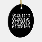 BINARY NERD KERAMISCH ORNAMENT (Rechts)