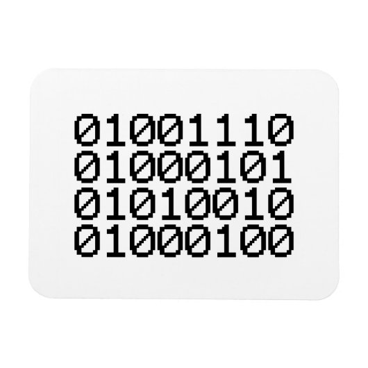 BINARY NERD MAGNEET (Horizontaal)