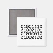 BINARY NERD MAGNEET (Voorkant / Achterkant)