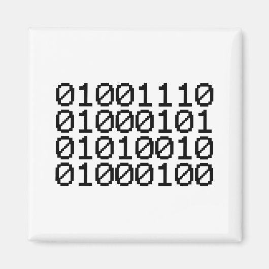 BINARY NERD MAGNEET (Voorkant)