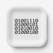 BINARY NERD PAPIEREN BORDJE (Voorkant)