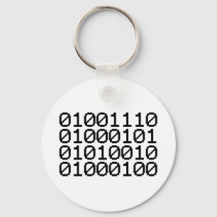 BINARY NERD SLEUTELHANGER