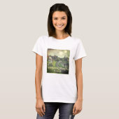 Binary Sunset over de Hafren in Newtown, Powys T-shirt (Voorkant volledig)