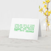 Binary vs. Friends Kaart (Gele Bloem)