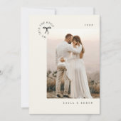 Bind The Knot Elopement Minimale foto aankondiging (Voorkant)