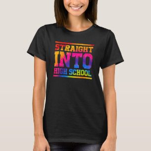 Bind verf direct in de middelbare school leraar te t-shirt