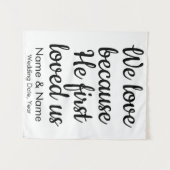 Bindachtergrond voor Christelijk ceremoniekerdecor Wandkleed (Voorkant (horizontaal))