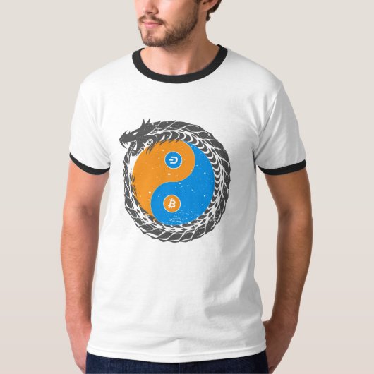 BinDang - Bitcoin & Dash harmony T-shirt (Voorkant)