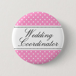 Bindcoördinator pinback-knoppen Roze Ronde Button 5,7 Cm