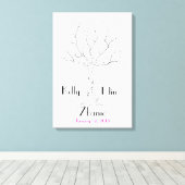 Binddrukboom Canvas Afdruk (Insitu (Houten vloer))