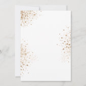 Bindemalyptus glitter gouden bladglitter kaart (Achterkant)