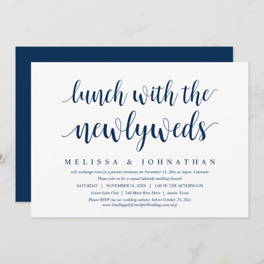 Bindemmer met Pas getrouwd Invita Kaart (Voorkant / Achterkant)