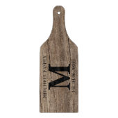 Bindende monogram voor initiaal snijplank (Voorkant)