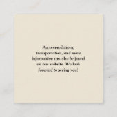 Bindende QR-code beige Informatiekaartje (Achterkant)