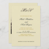 Bindende Romantische foto Neutrale Kleur Kaart (Voorkant / Achterkant)