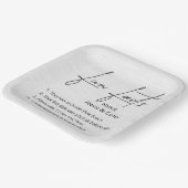 Bindende vlinders op wit gespoeld hout papieren bordje (Gebogen)