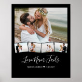 Bindfotocollage Zigzag Afbeelding Strip Aangepast Poster (Voorkant)