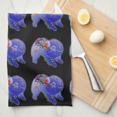 BINDI chow familie ringside handdoek / keukenhandd (Quarter Fold)