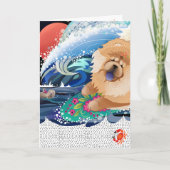 BINDI CHOWABUNGA - Cartes d'art Chow (Devant)