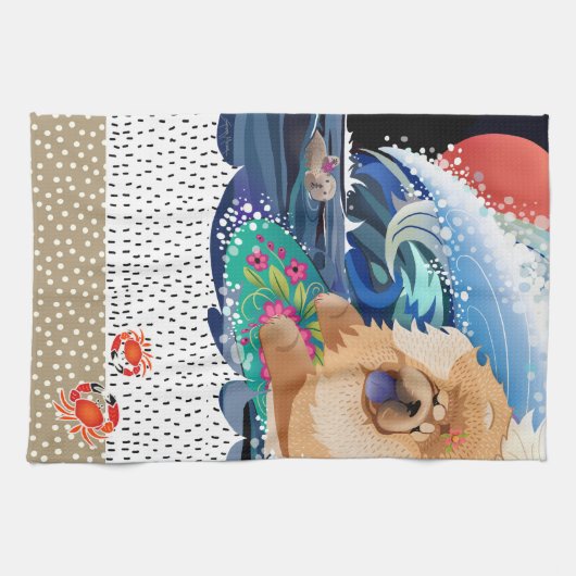 BINDI CHOWABUNGA - Chow cuisine ou serviette de sp (Horizontal)