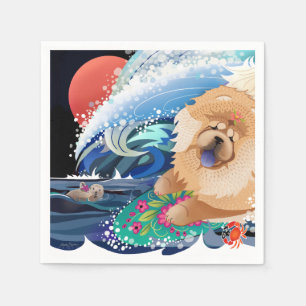 BINDI CHOWABUNGA - serviettes en papier Chow