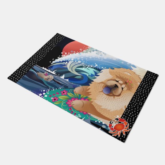 BINDI CHOWABUNGA - Tapis de porte de chow 2 taille (Incliné)