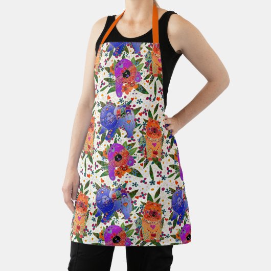 BINDI CHOWS - all-over print schort (Insitu)