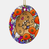 BINDI FLOWER POWER Chow - Ornament (Rechts)