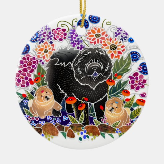 BINDI GARDEN PARTY Chow ornament (Voorkant)