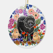 BINDI GARDEN PARTY Chow ornament (Links)