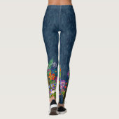 BINDI LAPPY Finlandais Lapphund blu leggings desig (Dos)