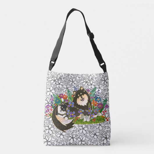 BINDI LAPPY Fins kruislichaam/canvas tas (Achterkant)